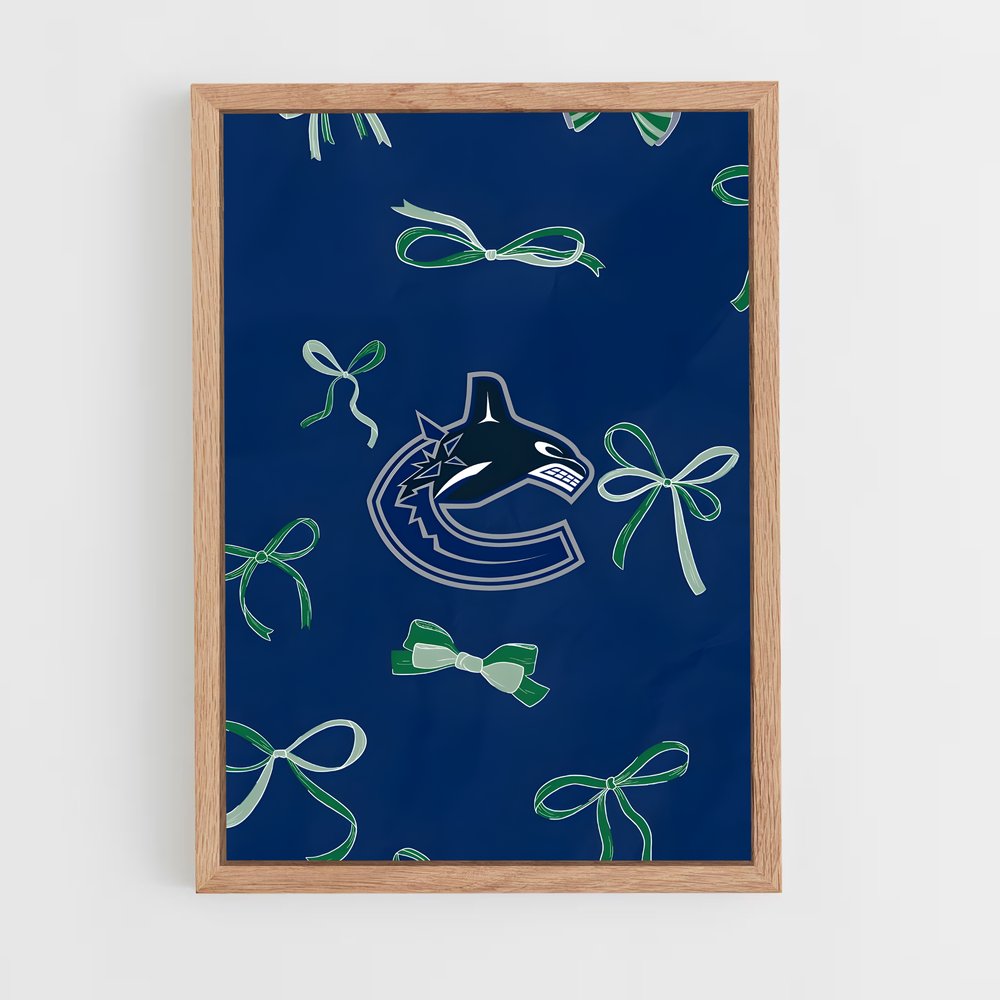 Poster Couleurs de Vancouver – affiche Hockey sur glace (vue 4)
